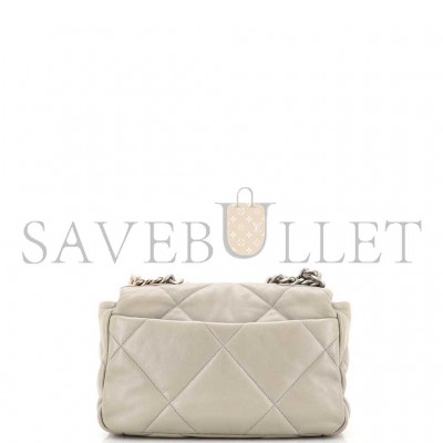 CHANEL 19 FLAP BAG QUILTED LEATHER AS1160 (26*16*9cm) 